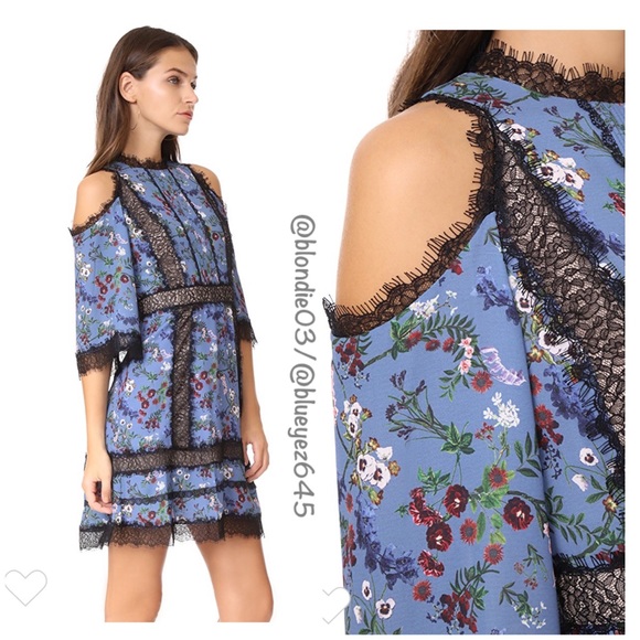 Alice + Olivia “Gatz” cold shoulder dress 0 - Picture 2 of 7